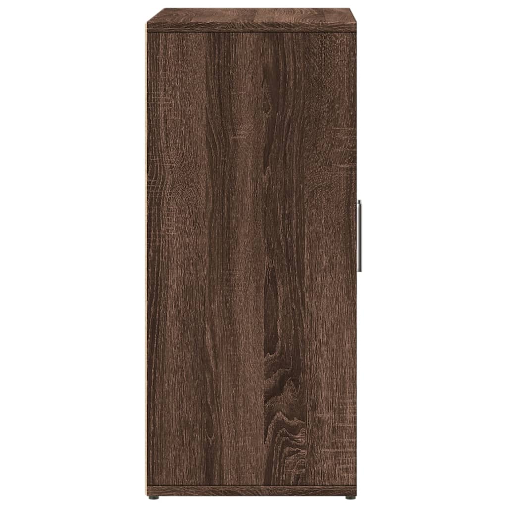 Šoninė spintelė, ruda ąžuolo, 60x31x70cm, apdirbta mediena