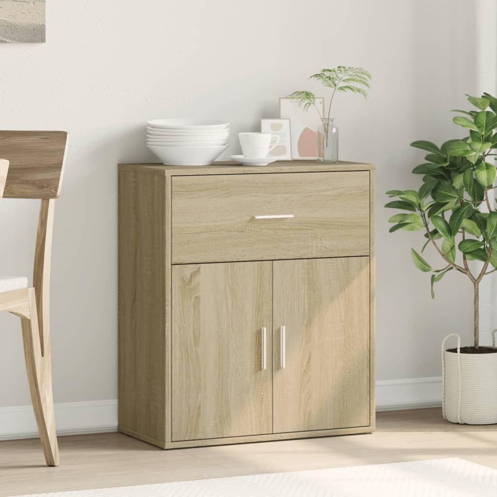 Side cabinet, Sonoma oak, 60x31x70cm, engineered wood