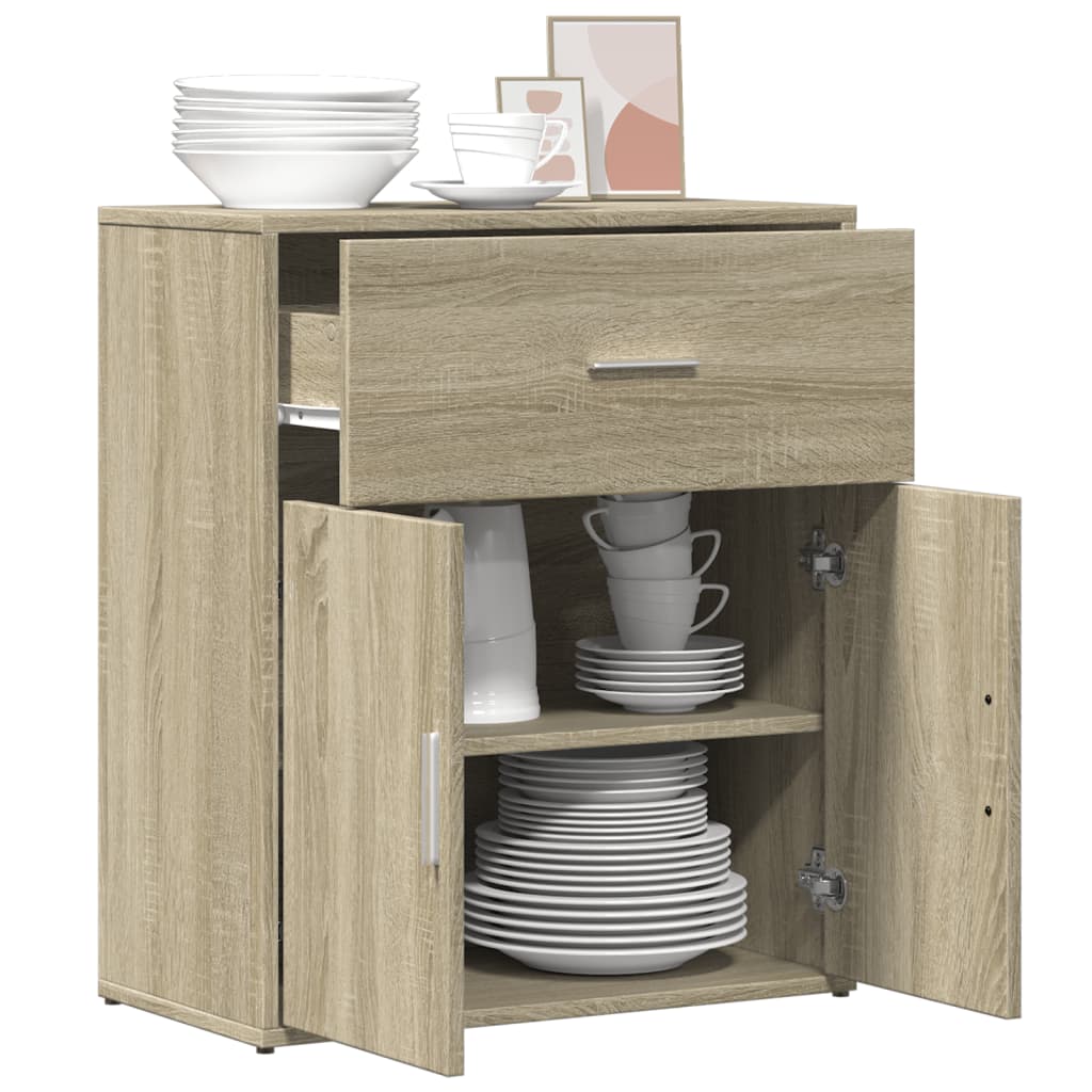 Side cabinet, Sonoma oak, 60x31x70cm, engineered wood