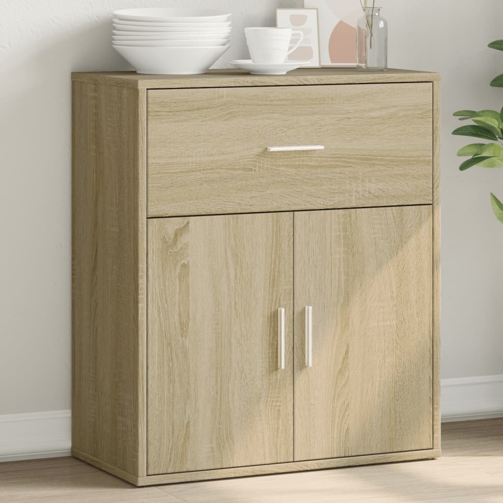Side cabinet, Sonoma oak, 60x31x70cm, engineered wood