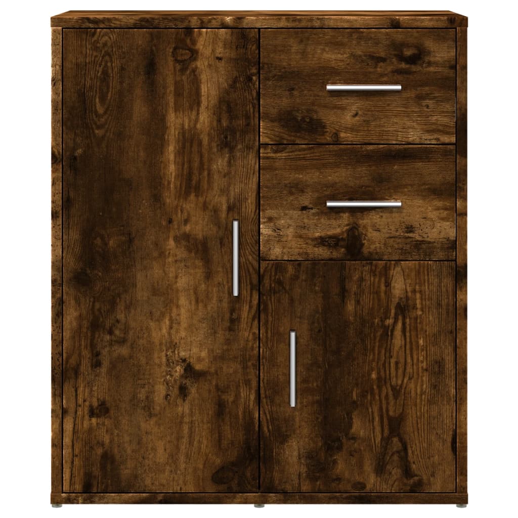 Sideboard, smoked oak, 60x31x70cm, engineered wood