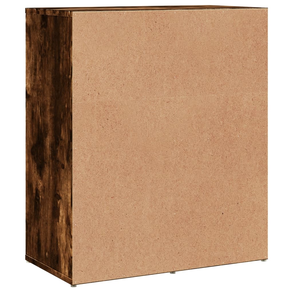 Sideboard, smoked oak, 60x31x70cm, engineered wood