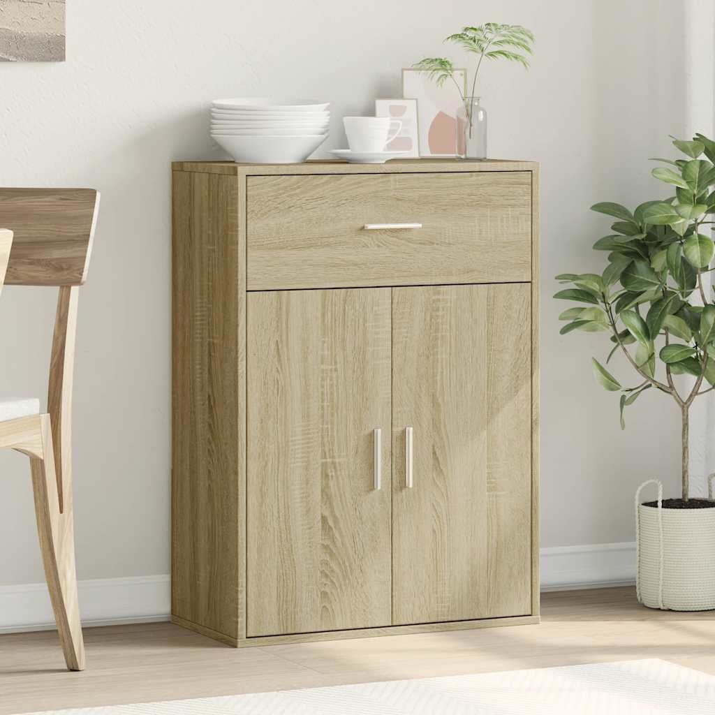 Side cabinet, Sonoma oak, 60x30x84cm, engineered wood