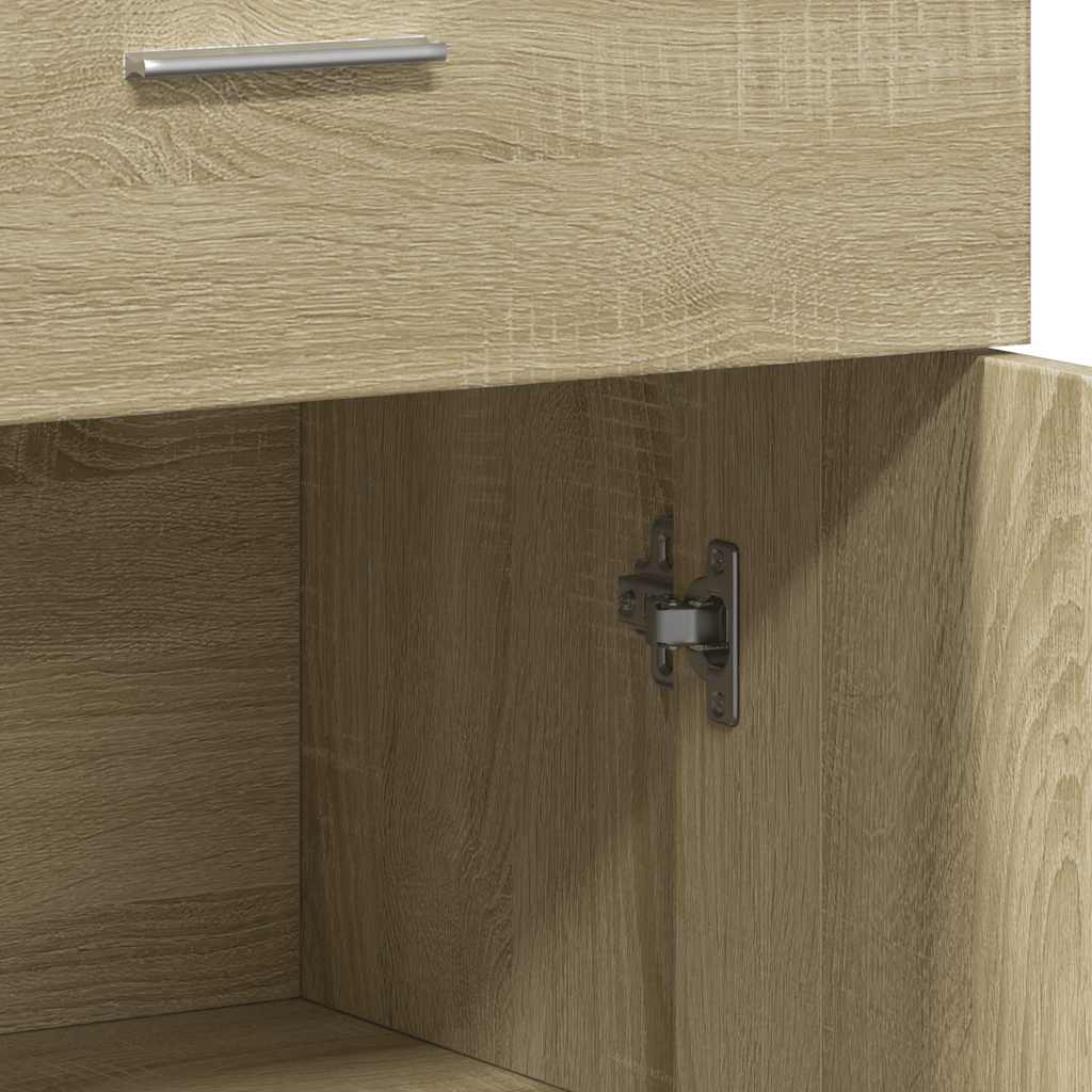 Side cabinet, Sonoma oak, 60x30x84cm, engineered wood