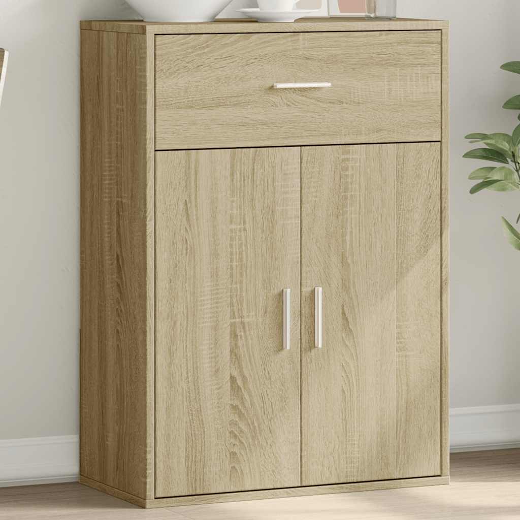 Side cabinet, Sonoma oak, 60x30x84cm, engineered wood