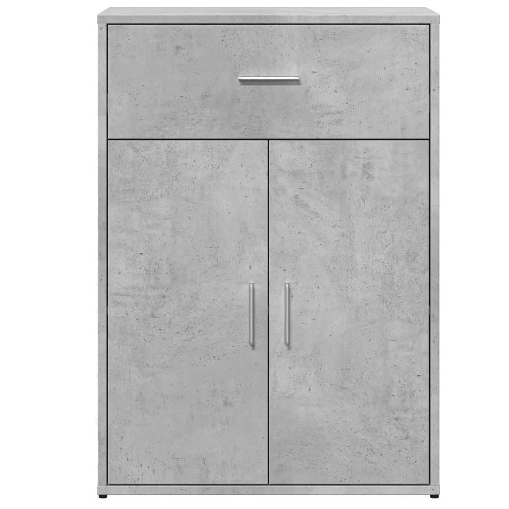 Side cabinet, concrete gray, 60x30x84cm, engineered wood