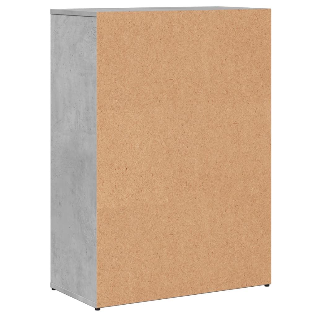Side cabinet, concrete gray, 60x30x84cm, engineered wood