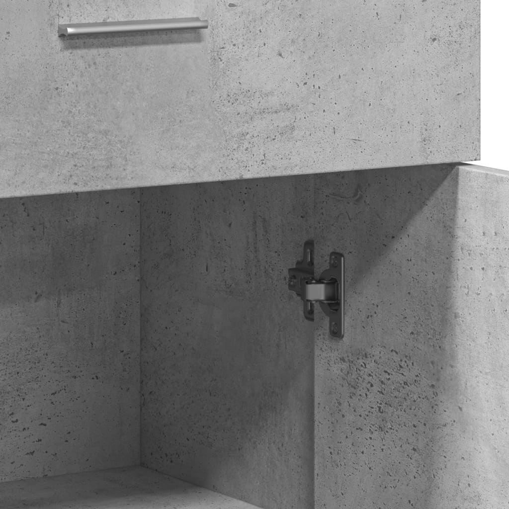 Side cabinet, concrete gray, 60x30x84cm, engineered wood