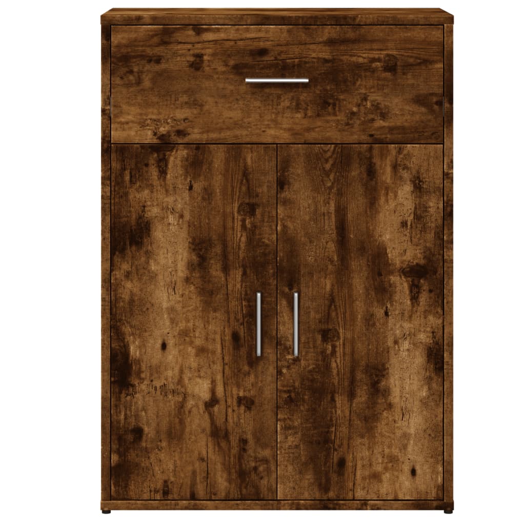 Sideboard, smoky oak, 60x30x84cm, engineered wood