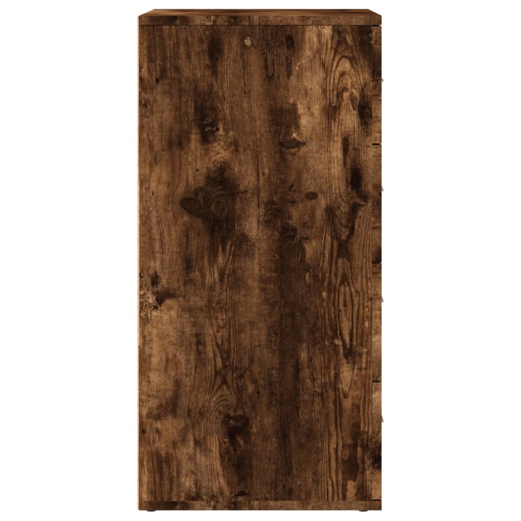 Sideboard, smoky oak, 60x39x80cm, engineered wood
