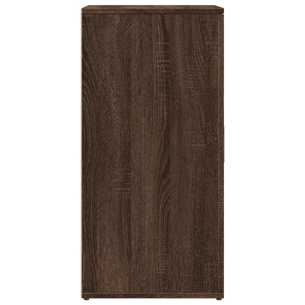 Šoninė spintelė, ruda ąžuolo, 59x39x80cm, apdirbta mediena