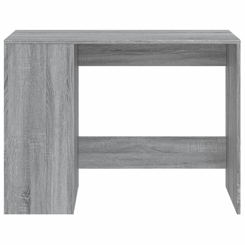 Desk, grey oak, 102x50x75cm, engineered wood