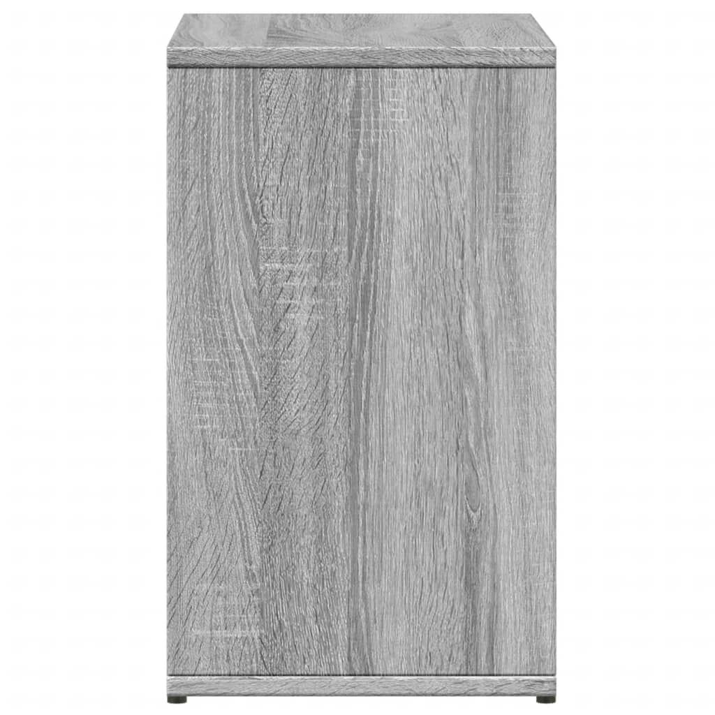 Side Tables, 2 pcs., Grey Oak, 50x30x50cm, Wood