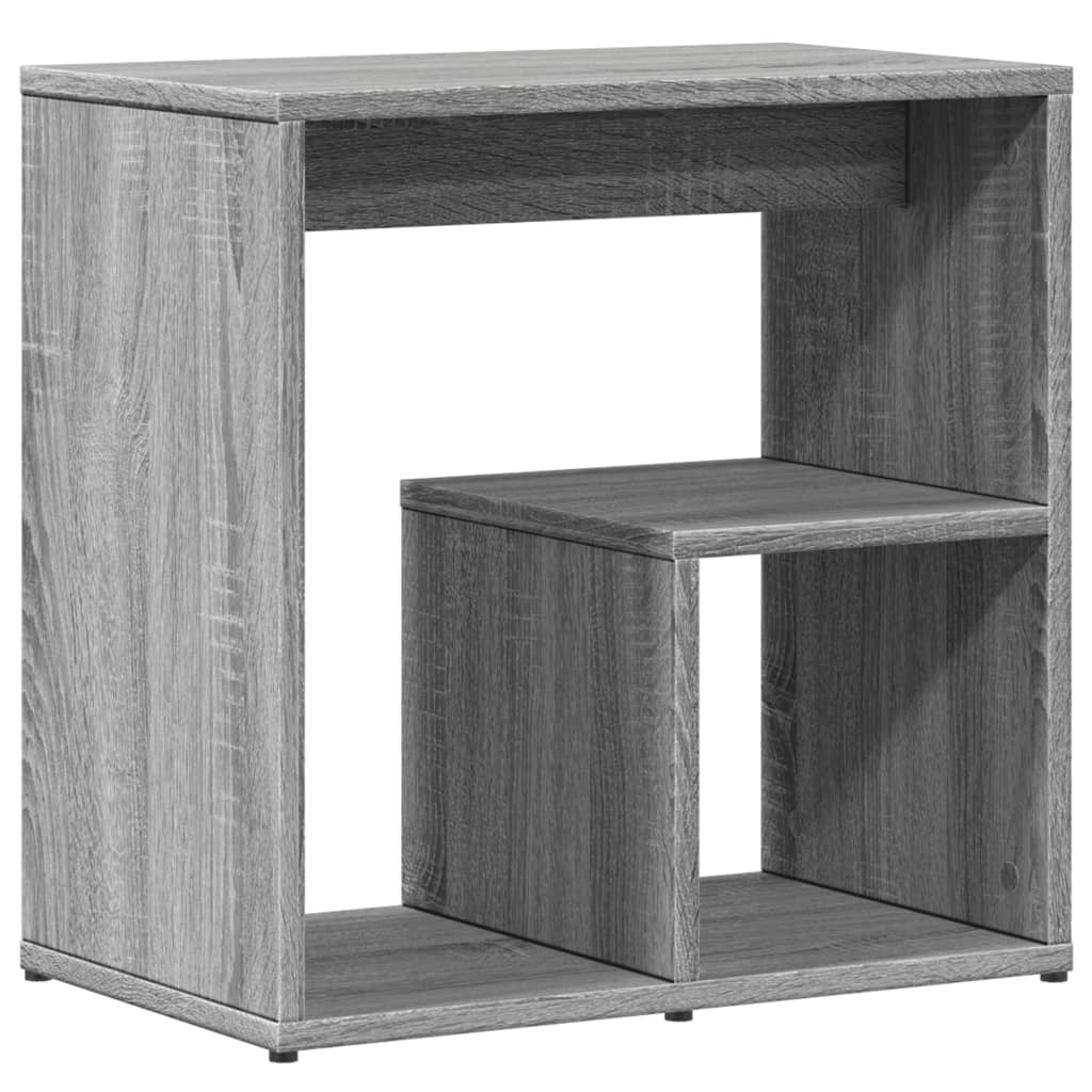 Side Tables, 2 pcs., Grey Oak, 50x30x50cm, Wood
