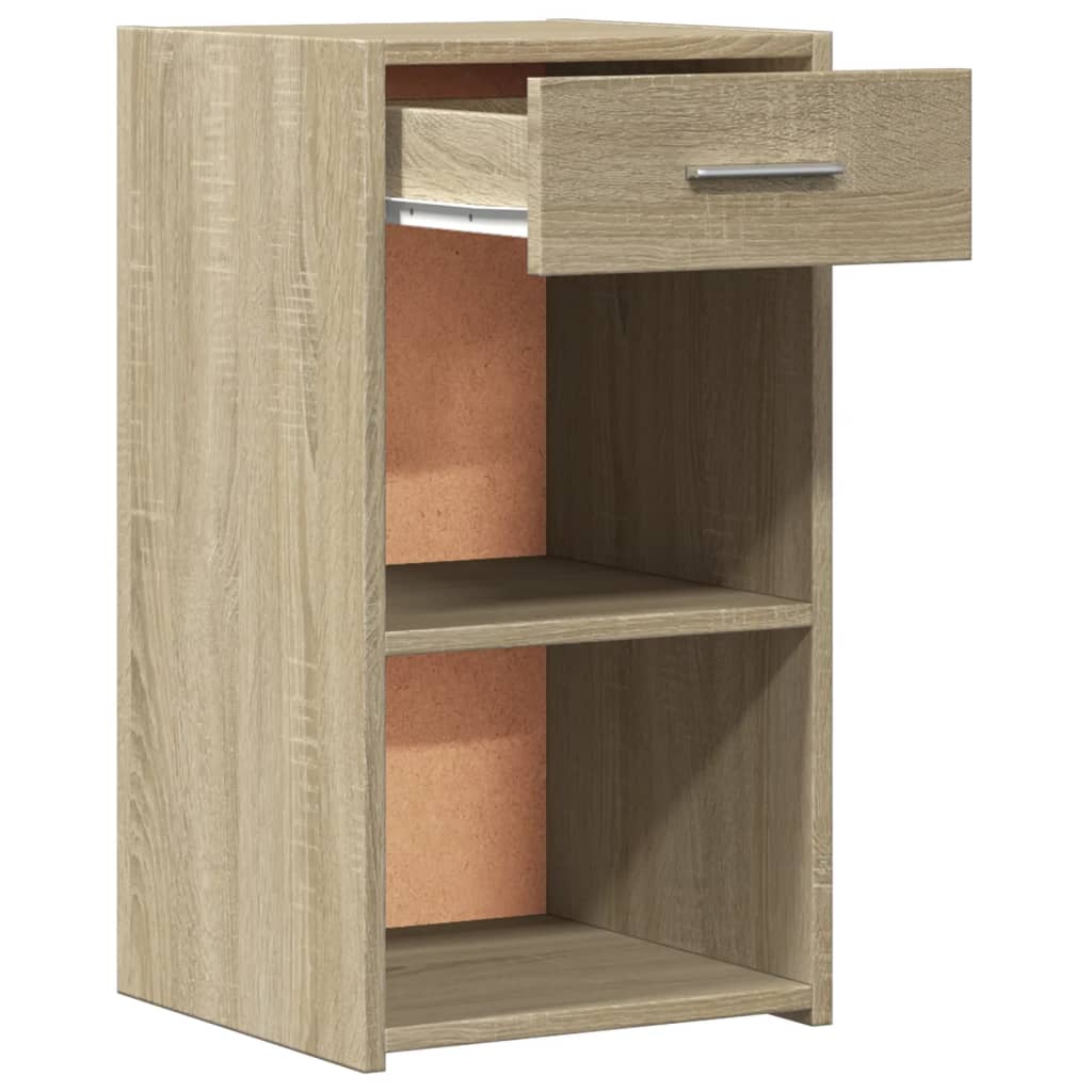 Nightstands, 2 pcs., oak, 35x34x65cm, treated wood