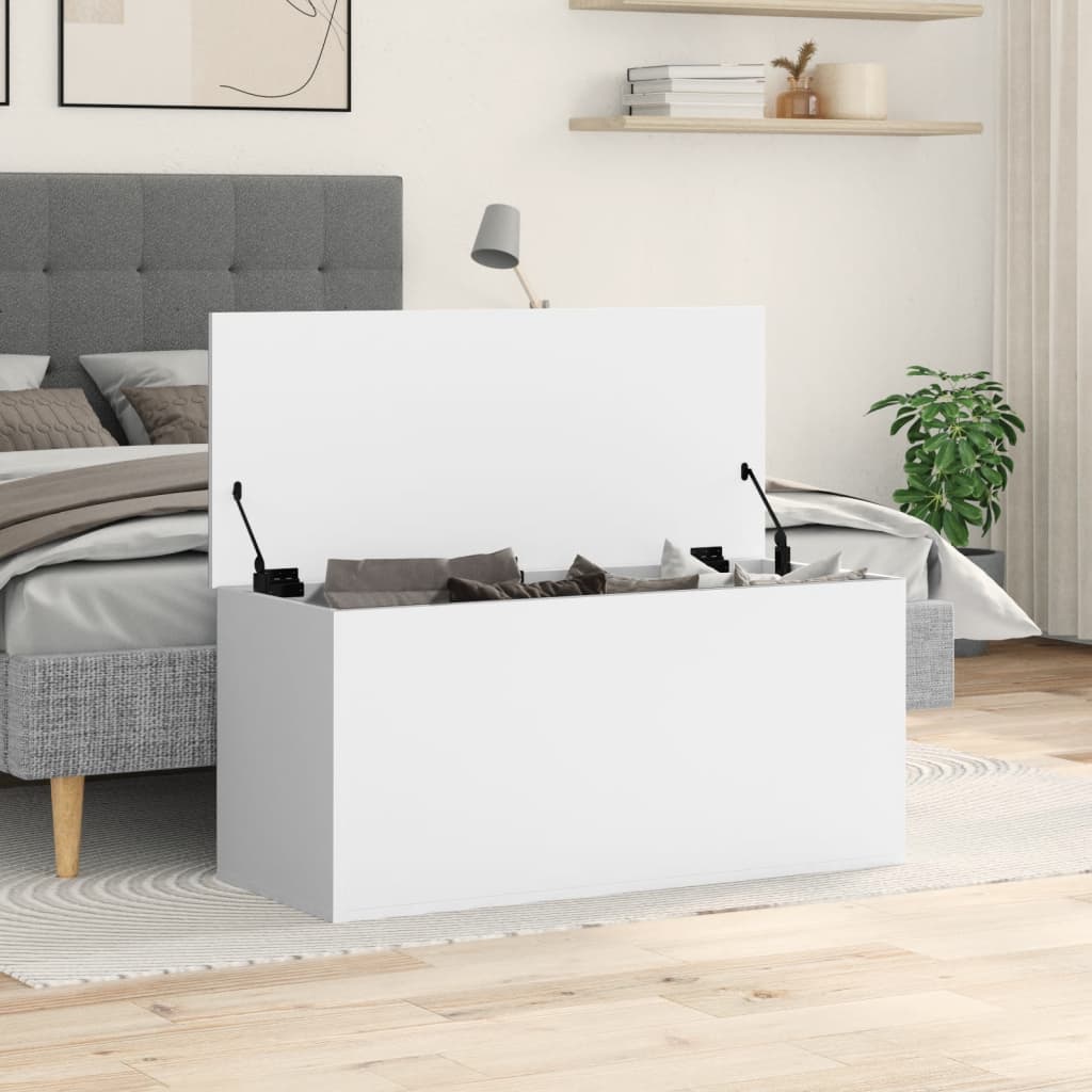 Daiktadėžė, baltos spalvos, 100x42x46cm, apdirbta mediena