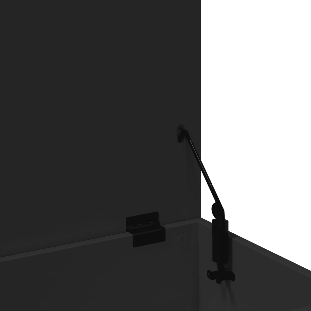 Daiktadėžė, juodos spalvos, 100x42x46cm, apdirbta mediena