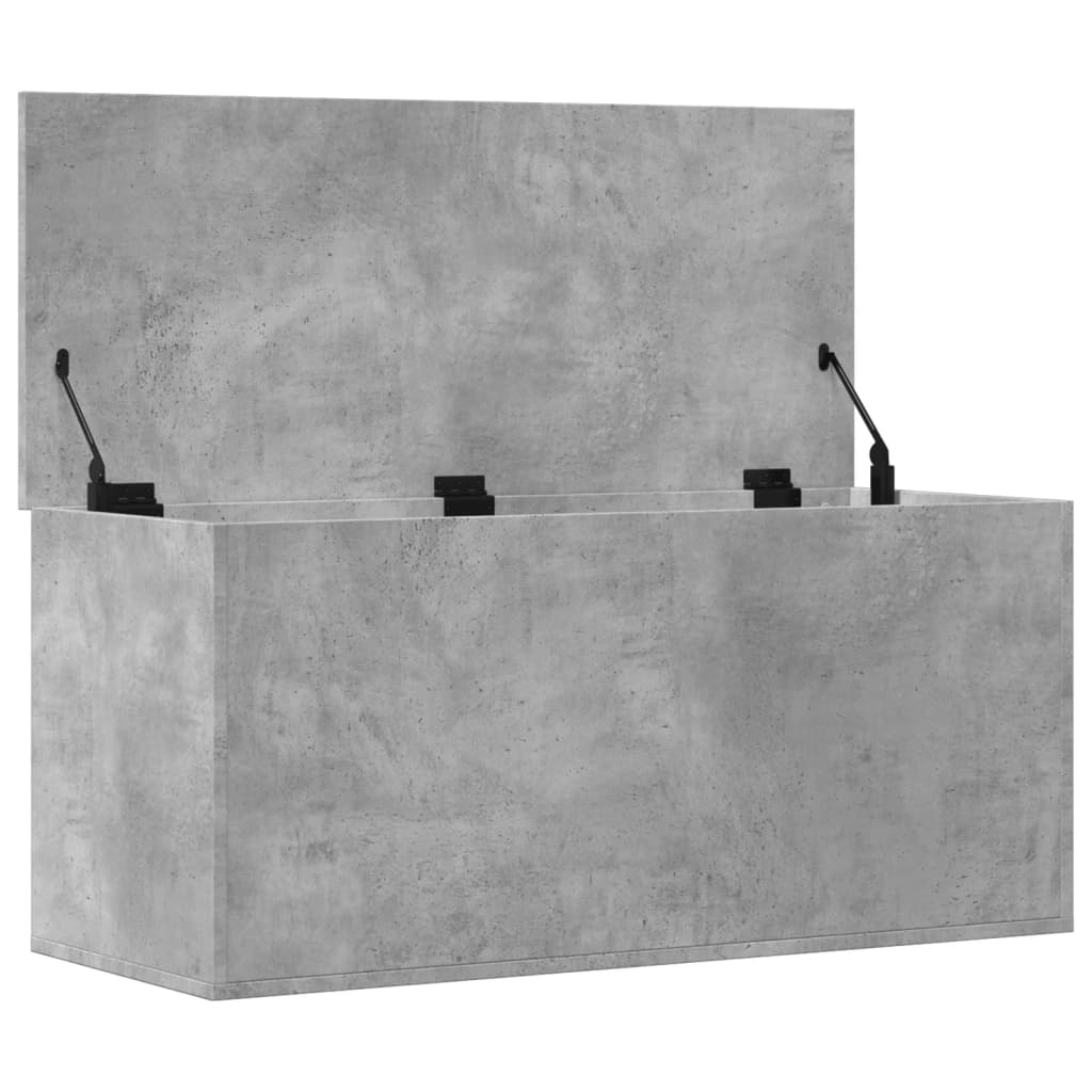 Daiktadėžė, betono pilka, 100x42x46cm, apdirbta mediena