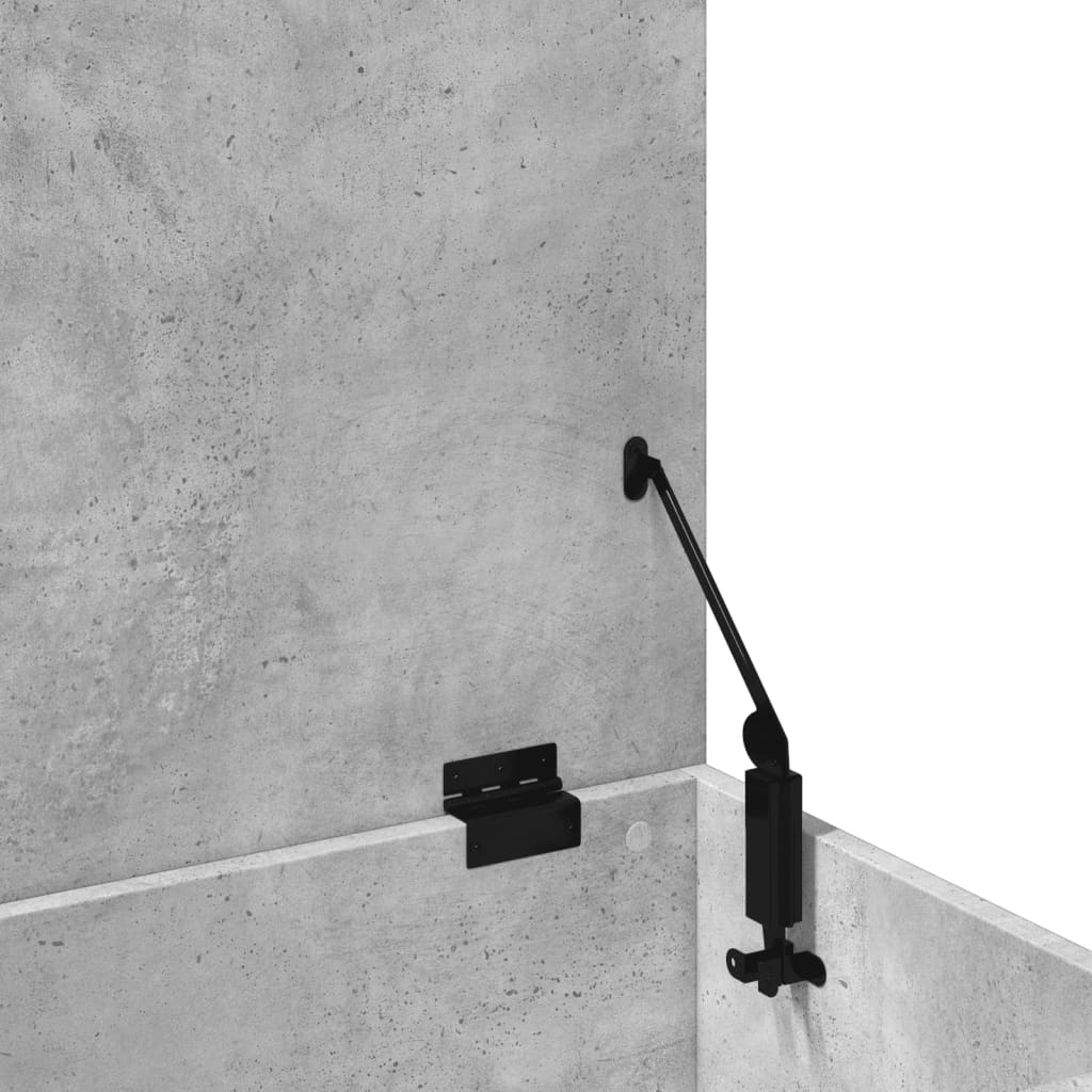 Daiktadėžė, betono pilka, 100x42x46cm, apdirbta mediena