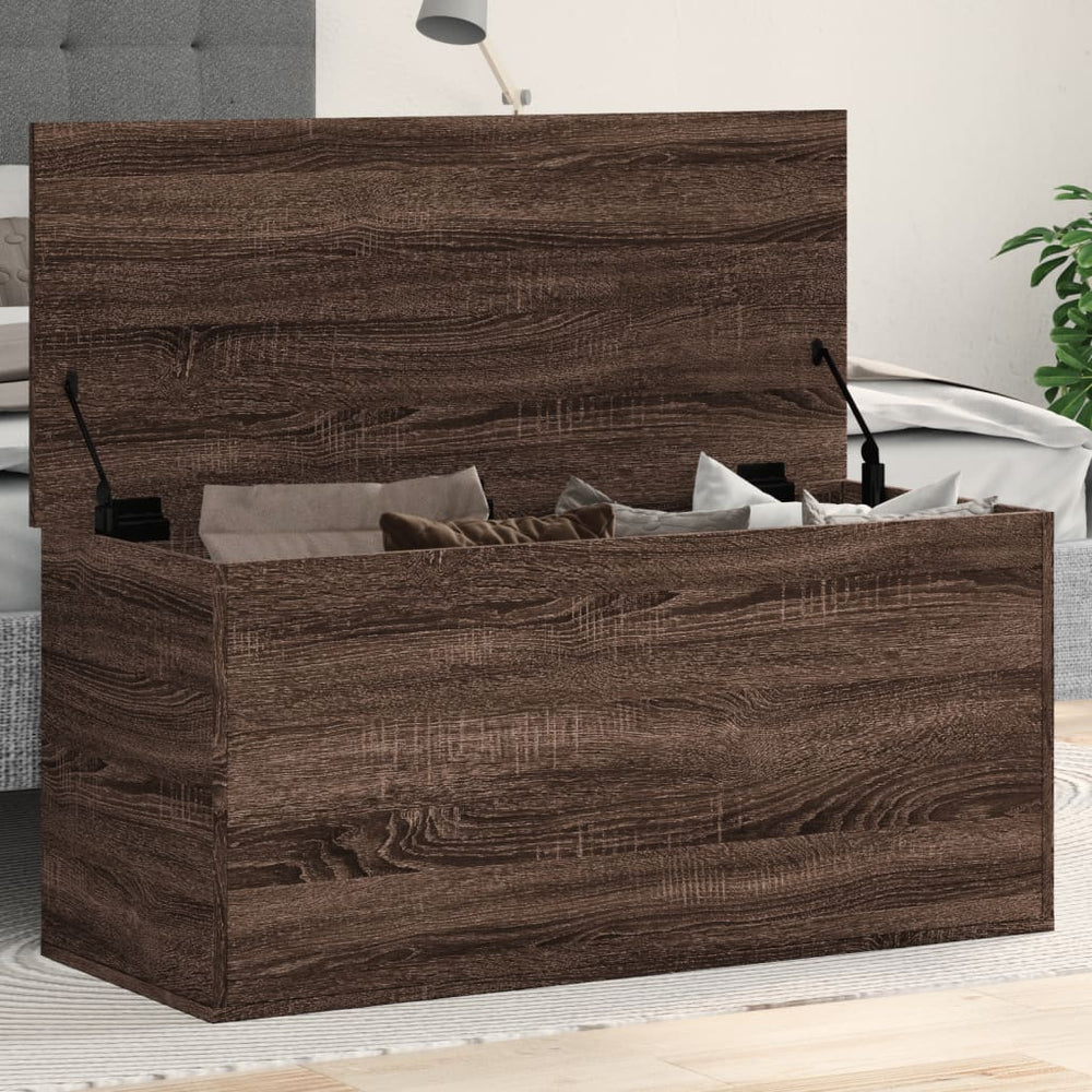 Daiktadėžė, ruda ąžuolo, 100x42x46cm, apdirbta mediena