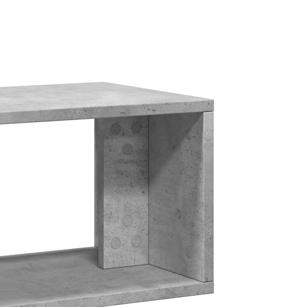 Televizoriaus spintelės, 2vnt., betono pilkos, 100x30x50cm, MDP
