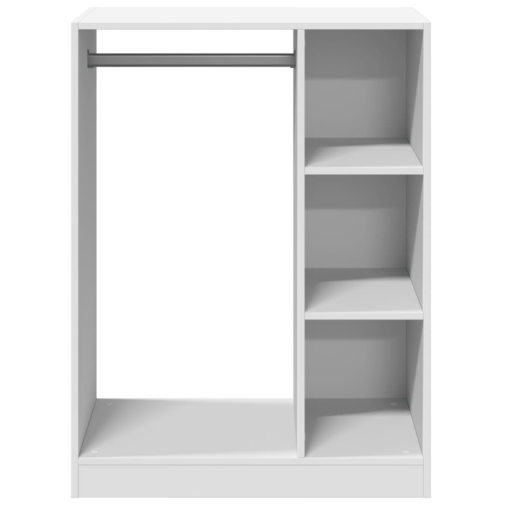 Wardrobe, white, 77x48x102cm, particleboard