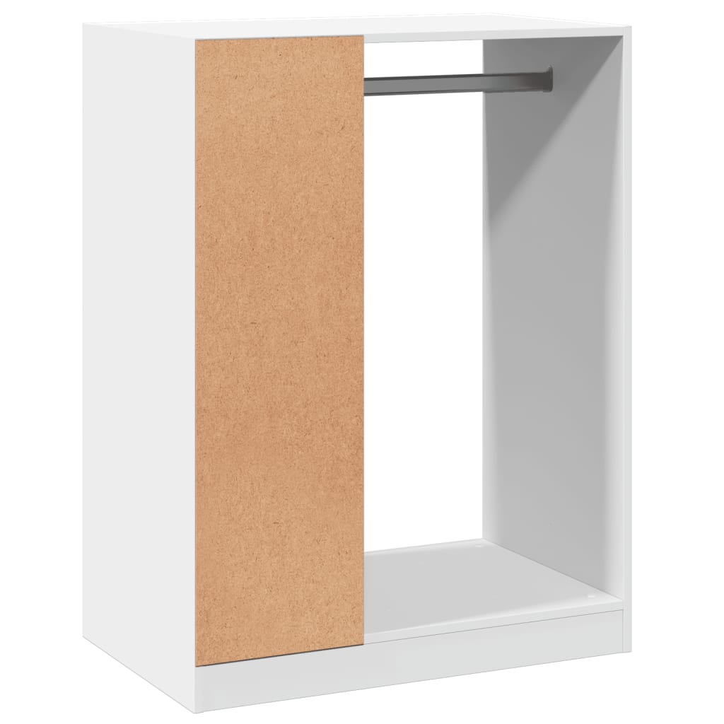 Wardrobe, white, 77x48x102cm, particleboard