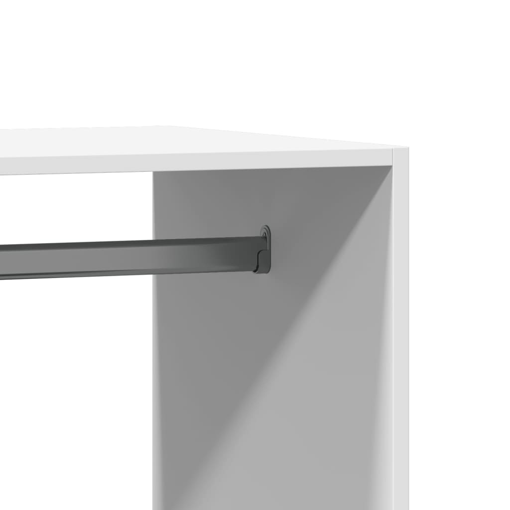 Wardrobe, white, 77x48x102cm, particleboard