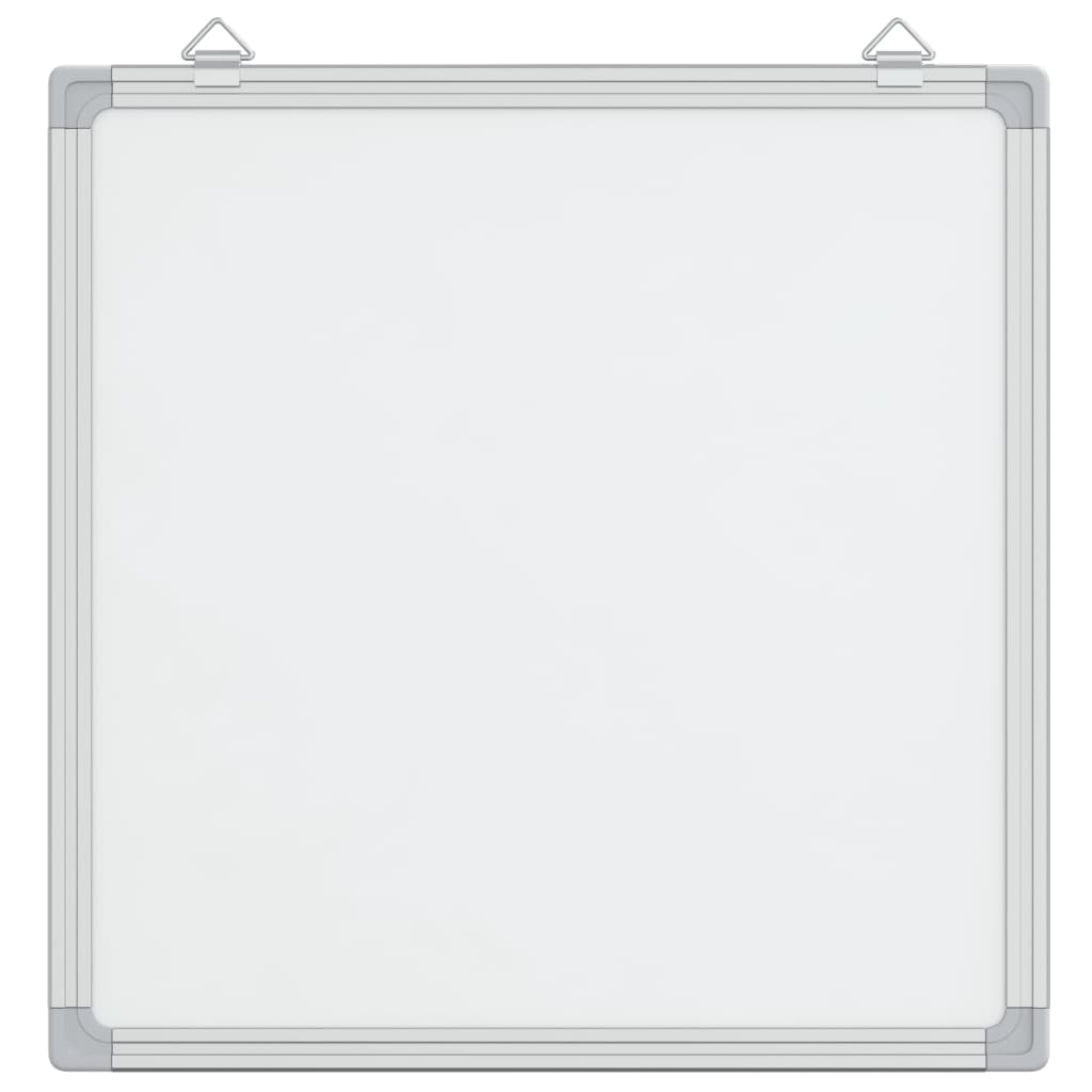 Magnetic whiteboard, 40x40x1.7cm, aluminium
