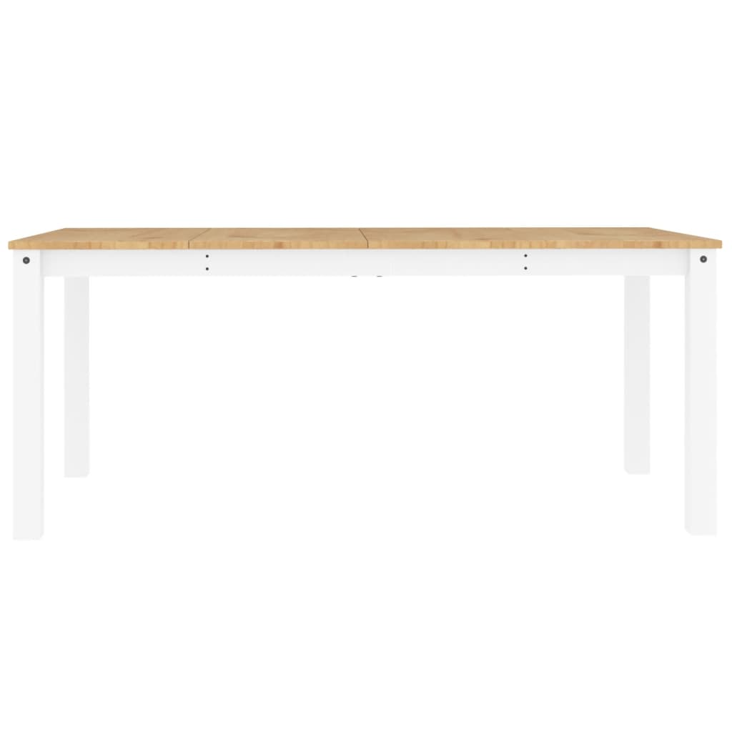 Valgomojo stalas PANAMA, baltas, 180x90x75cm, pušies masyvas