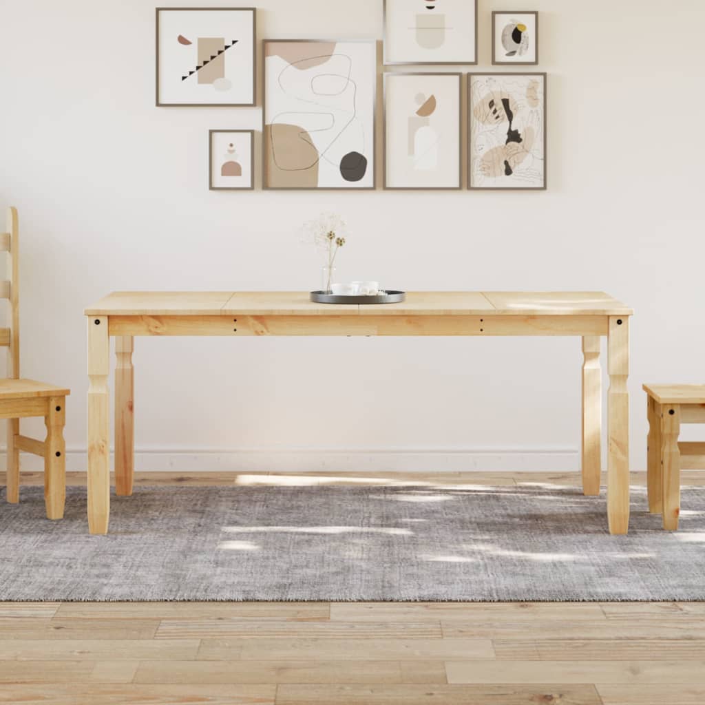 Pusdienu galds Corona, 180x90x75cm, priedes masīvkoks