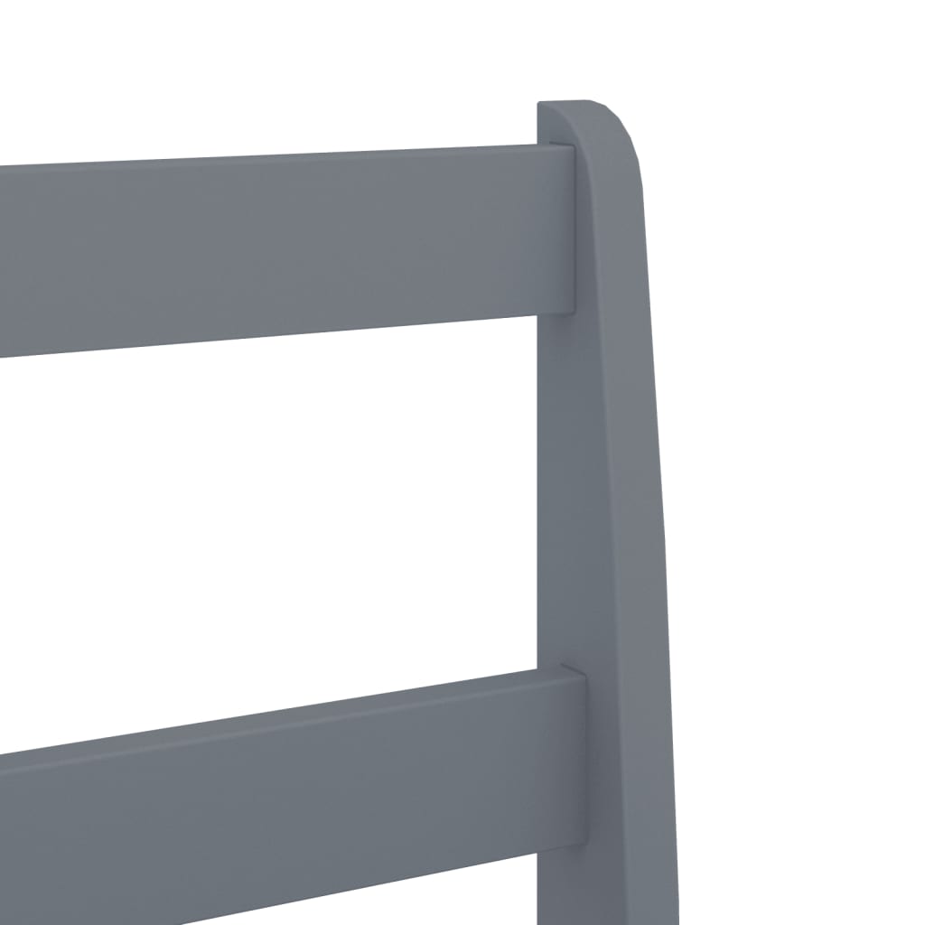 Dining chairs, 2 pcs, grey, 40x46x99cm, solid pine