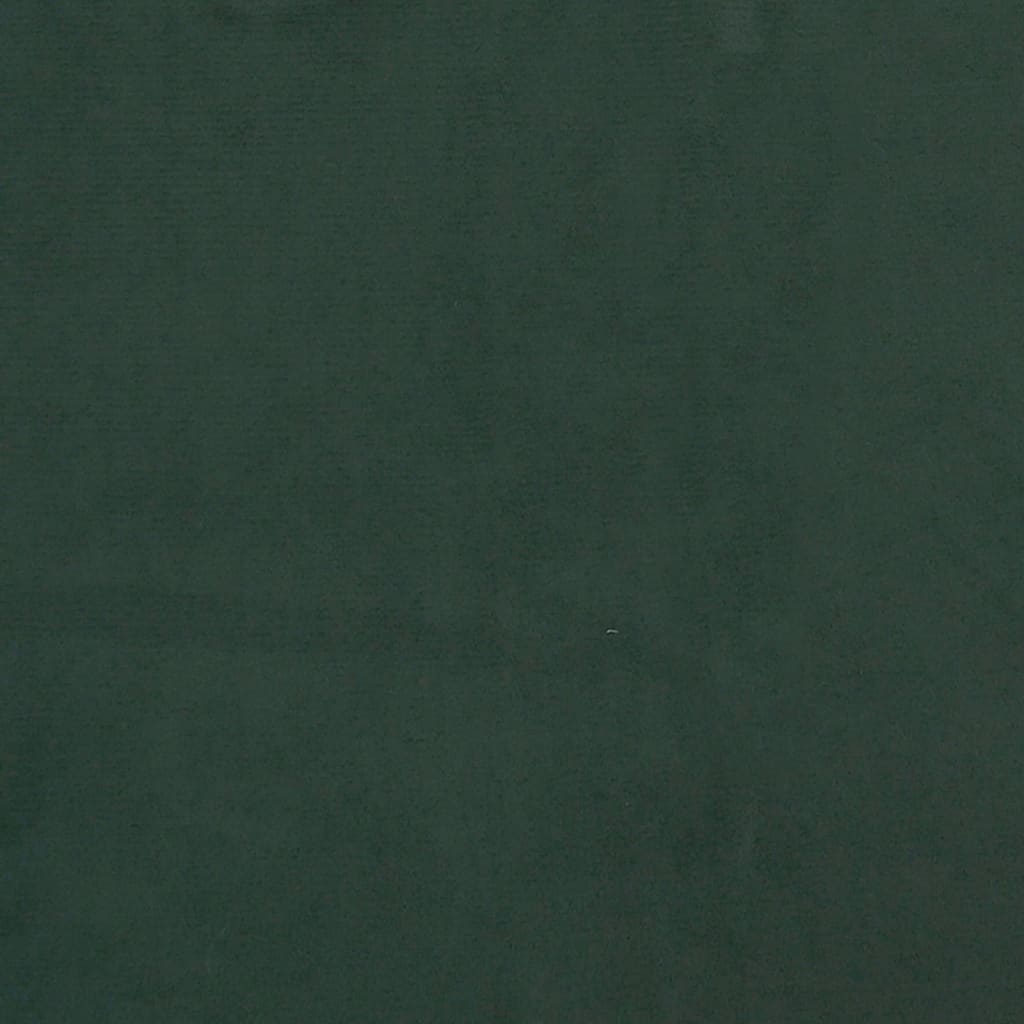 Spring mattress, dark green, 120x190x20cm, velvet