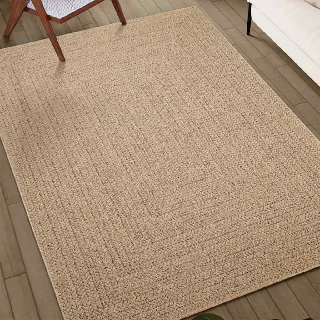 Paklājs ZIZUR, 80x200cm, džutas imitācija, iekštelpām un āra apstākļiem
