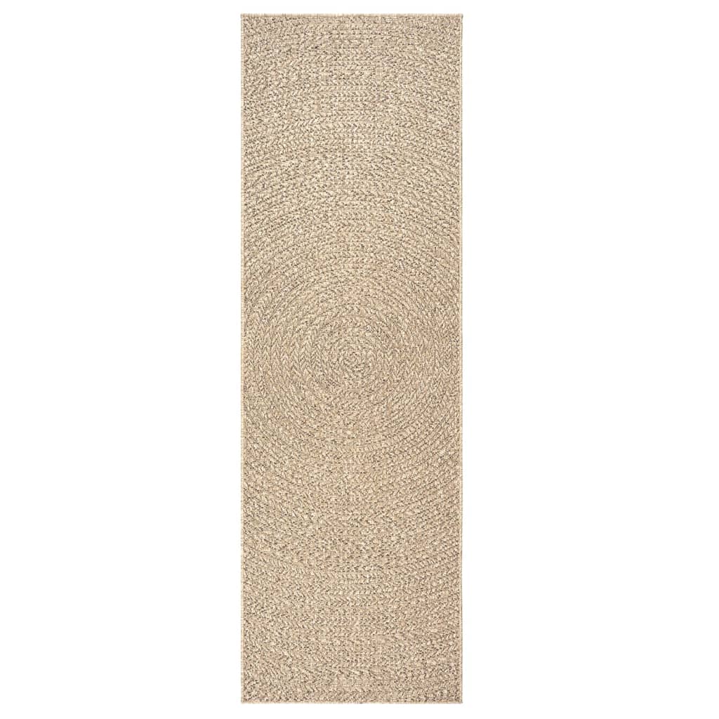 Kilimas ZIZUR, 80x200cm, džiuto imitacija, vidaus ir lauko