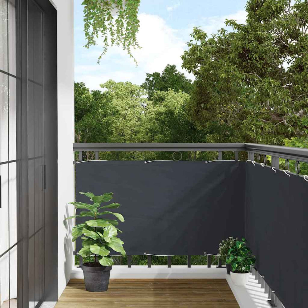 Privatumo suteikianti pertvara, antracito, 500x90cm, PVC