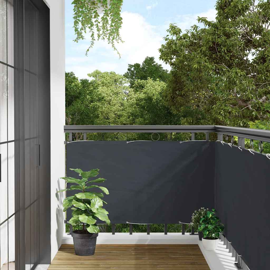 Privatumo suteikianti pertvara, antracito, 500x90cm, PVC