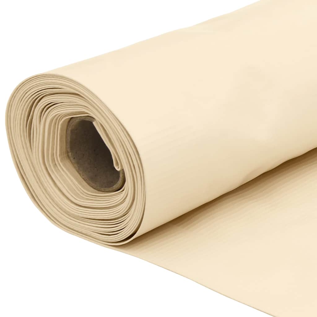 Privātumu nodrošinošs balkona aizsegs, krēmkrāsā, 600x90cm, PVC