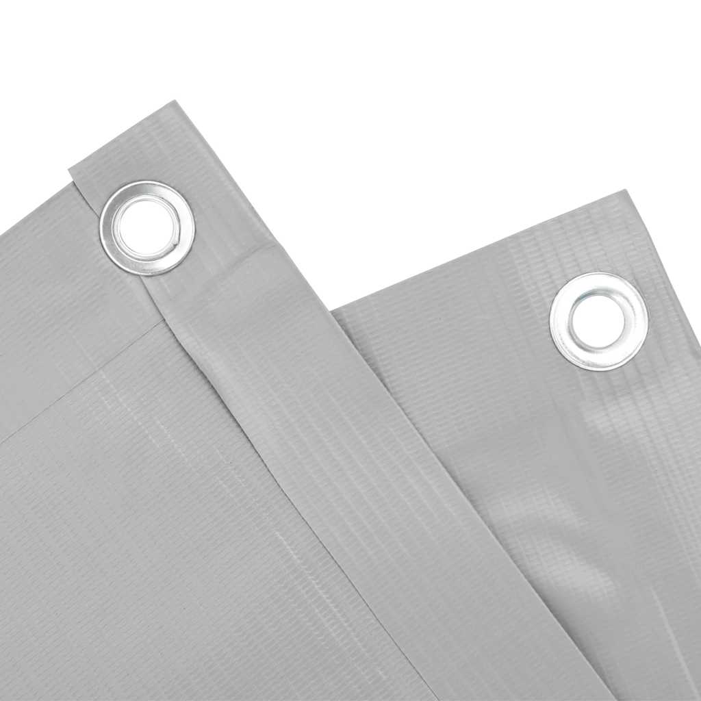 Privatumo suteikianti balkono pertvara, pilka, 400x120cm, PVC
