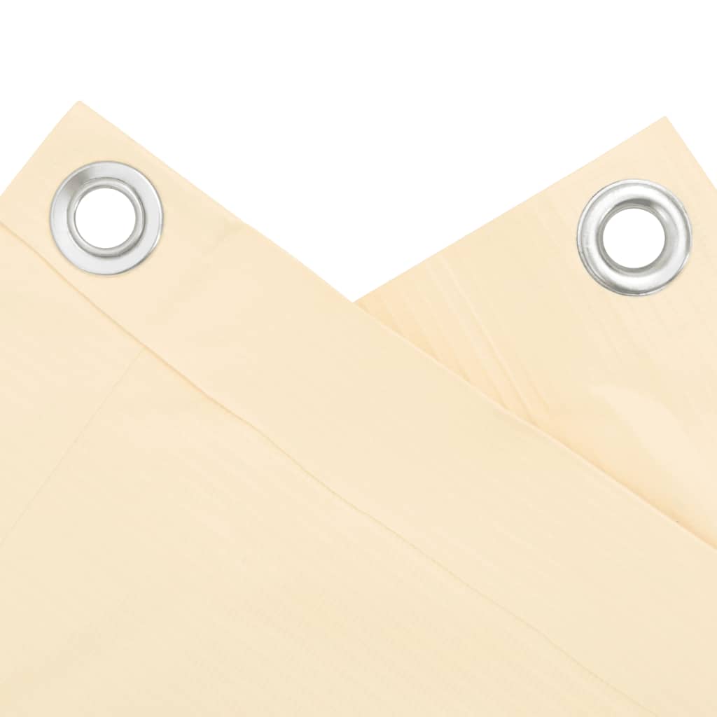 Balkona privātuma norobežojums, krēmkrāsas, 800x120cm, PVC