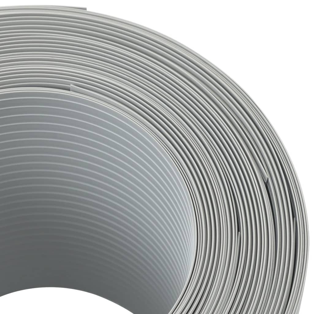 Sodo pertvaros, 10vnt., šviesiai pilkos, 252,5x19cm, PVC
