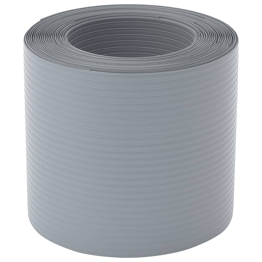 Sodo pertvaros, 10vnt., pilkos, 252,5x19cm, PVC