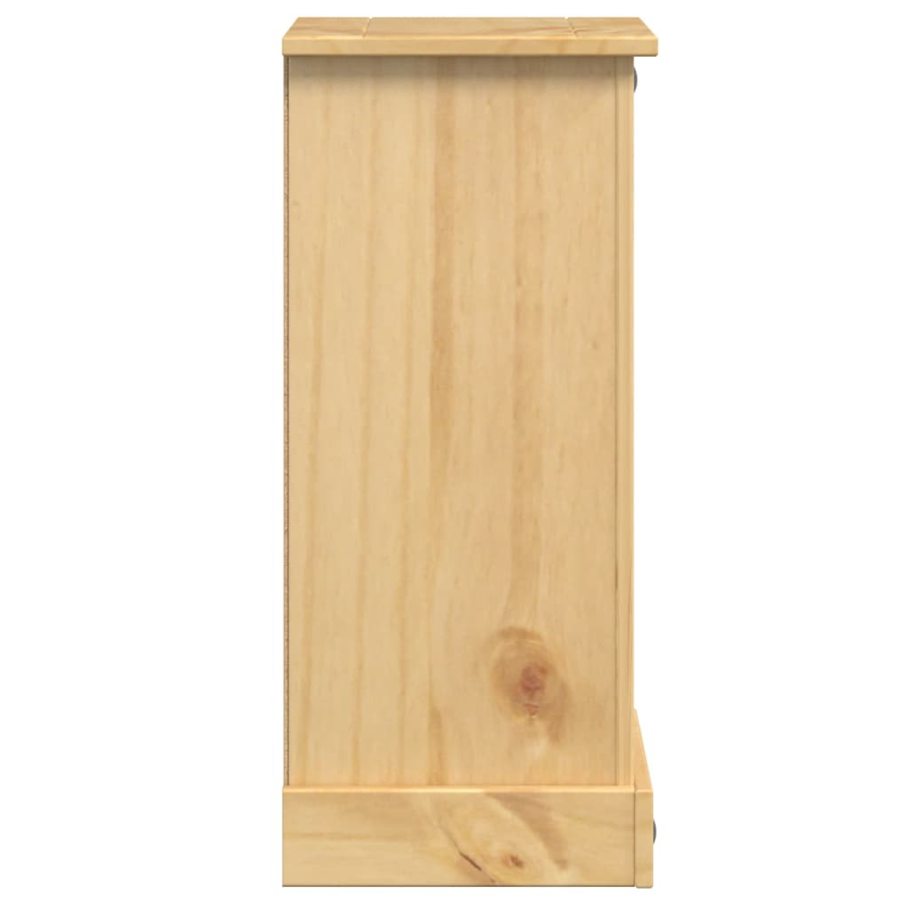 Bedside table Corona, 35x32.5x74cm, solid pine wood