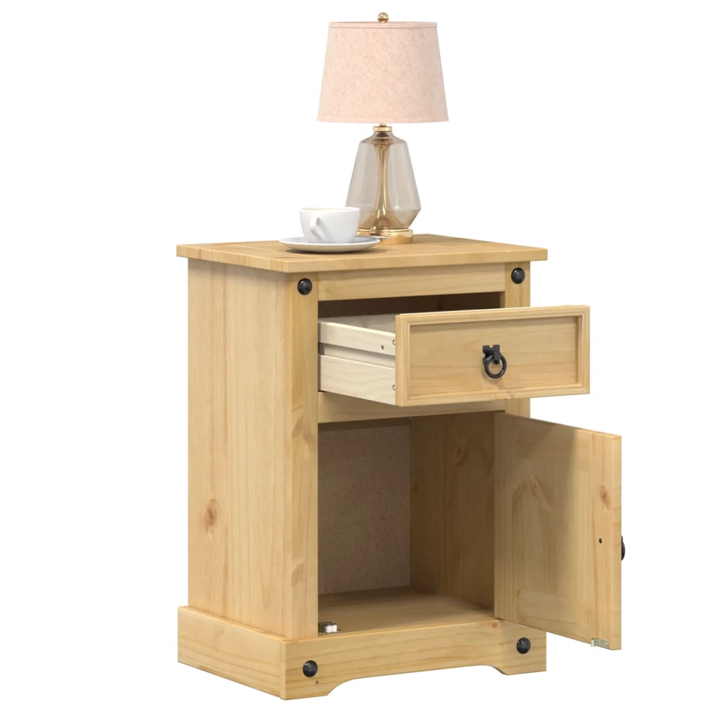 Bedside table Corona, 45x35x64cm, solid pine wood