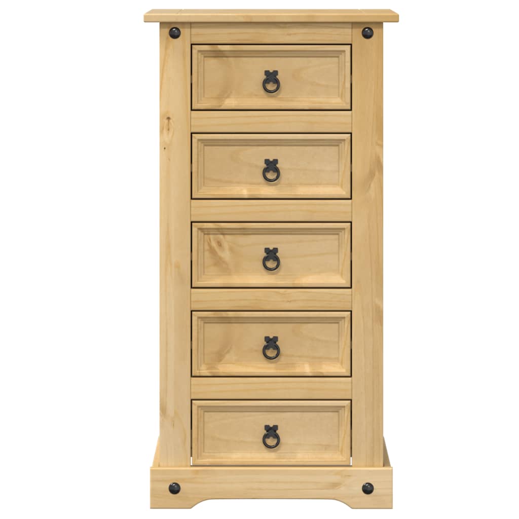 Corona Nightstand, 53x39x103cm, solid pine wood