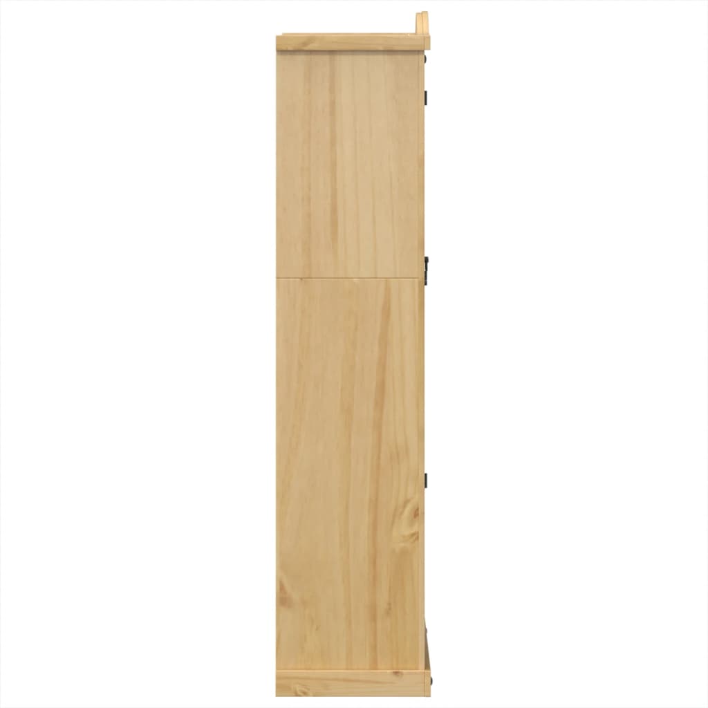 Glass display cabinet Corona, 99x43x187cm, pine