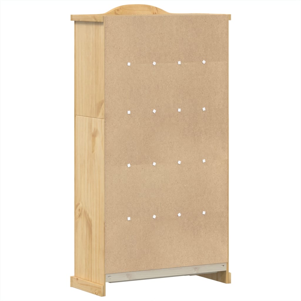 Glass display cabinet Corona, 99x43x187cm, pine