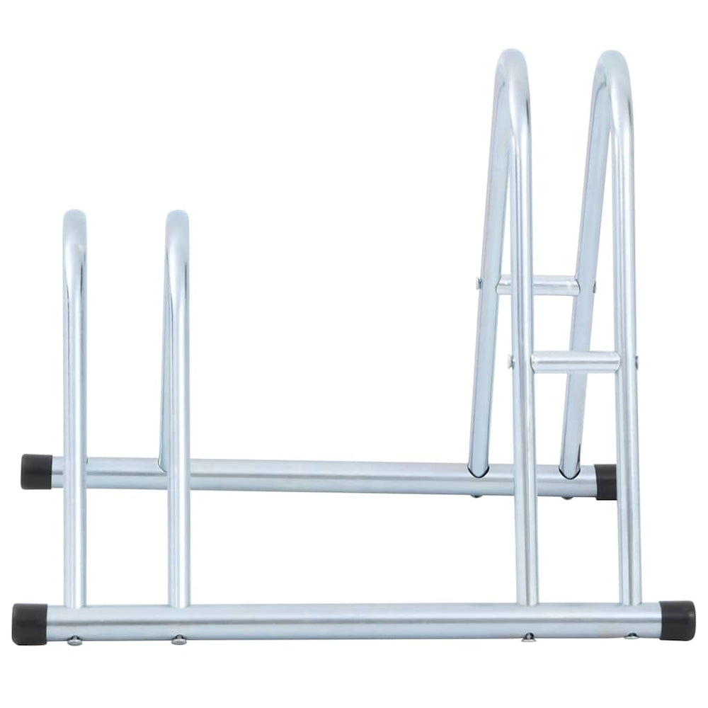 Bicycle stand for two bicycles, galvanized steel