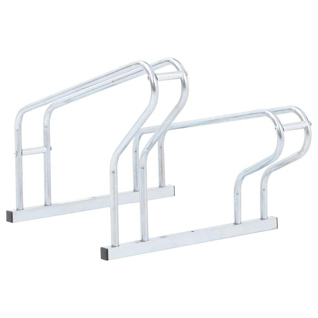 Bicycle stand for two bicycles, galvanized steel
