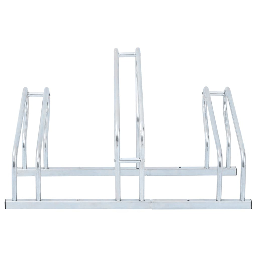 Dviračių stovas trim dviračiams, galvanizuotas plienas